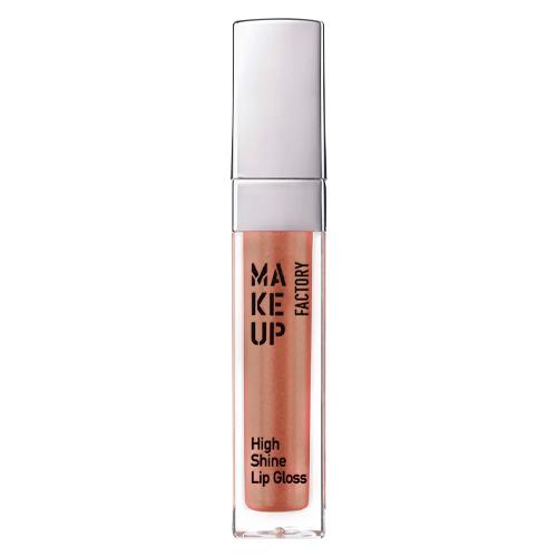Make up Factory Ho'l lablar effektli lab yaltirog'i High Shine Lip Gloss t.16 Oltin porlashli jigarrang