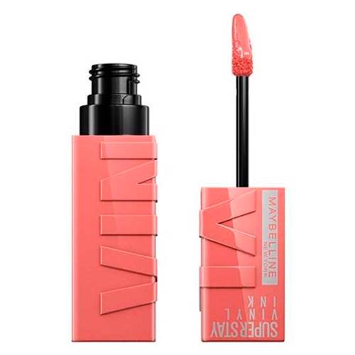 Maybelline Suyuq yaltiroq lab bo'yog'i Super Stay® Vinyl Ink, ton 100 Sehrlangan