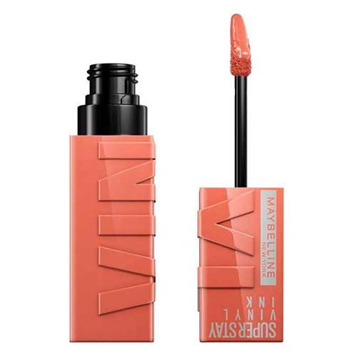 Maybelline Suyuq yaltiroq lab bo'yog'i Super Stay® Vinyl Ink, ton 105 Oltin rang