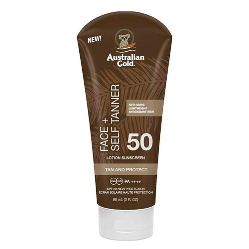 Australian Gold SPF 50 Face With Self Tanner 88 ml