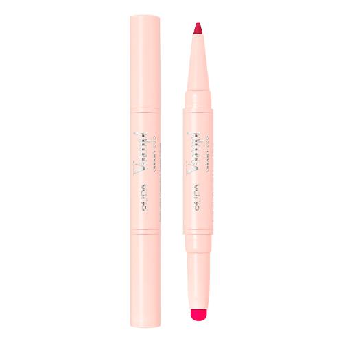 PUPA Lab bo'yog'i VAMP! CREAMY DUO ton 012 Gilos-qizil