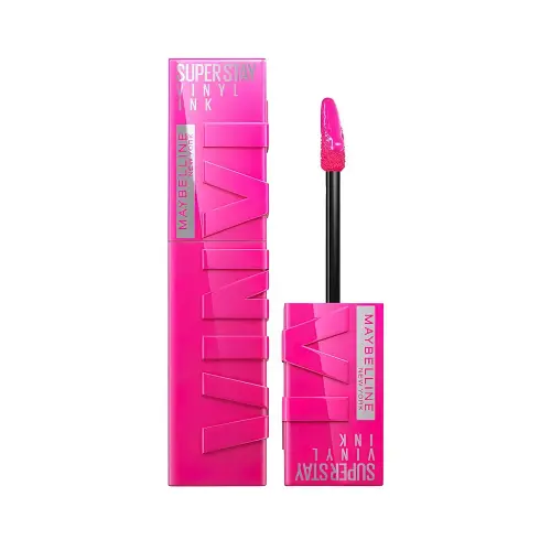 Maybelline Suyuq yaltiroq lab bo'yog'i Super Stay® Vinyl Ink, ton 150 Ajoyib