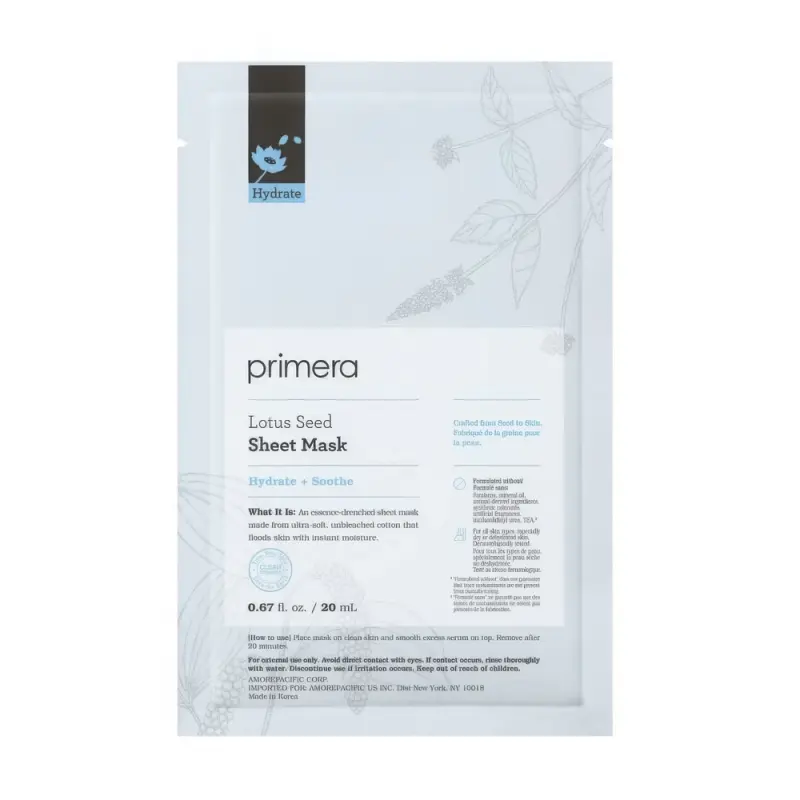 PRIMERA Mask Seed & Sprout Energy Lotus Маска для лица