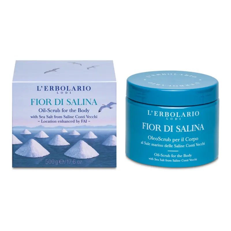 L'Erbolario Fior di Salina Oil-Scrub for the body СКРАБ ДЛЯ ТЕЛА FIOR DI SALINA 500гр