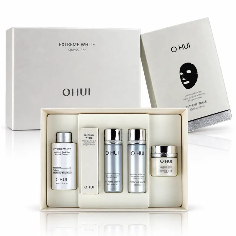 O HUI Extreme White MelaToning Dark Spot Ampoule Essence Special Set 330 гр Подарочный набор