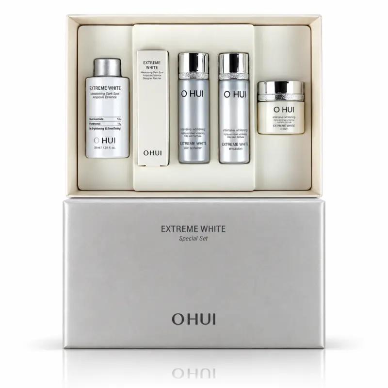 O HUI Extreme White MelaToning Dark Spot Ampoule Essence Special Set 330 гр Подарочный набор