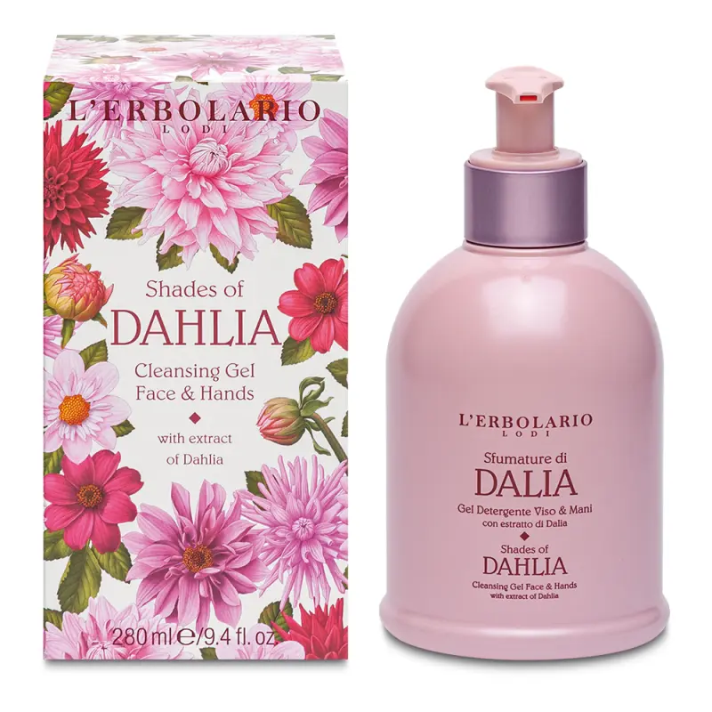 L'Erbolario Shades of Dahlia Hands & Face Cleansing Gel Очищающий гель для лица и рук 280 мл