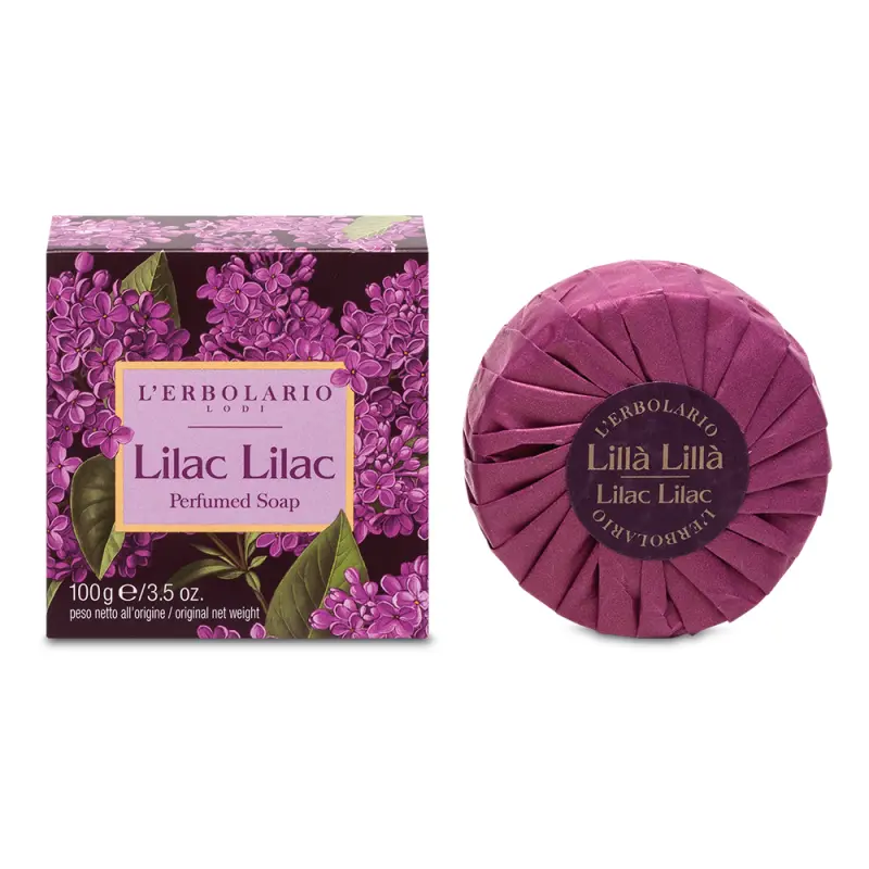 L'Erbolario Lilac Lilac Perfumed Soap Парфюмированное мыло Сирень 100гр