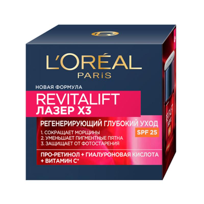 L'oreal DER EXPER REVIT ЛАЗЕР Дн-ой крем пр-в морщин, вос-ий SPF 20 50 мл