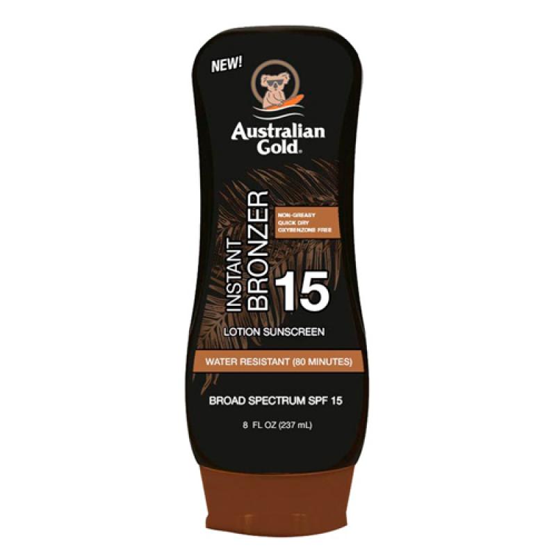 Australian Gold SPF 15 Lotion W/Bronzer 237ml