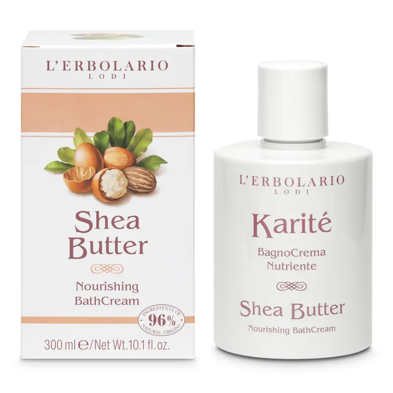 L'Erbolario Shea Butter Nourishing Bath Cream Питательный крем для ванны Карите 300 мл