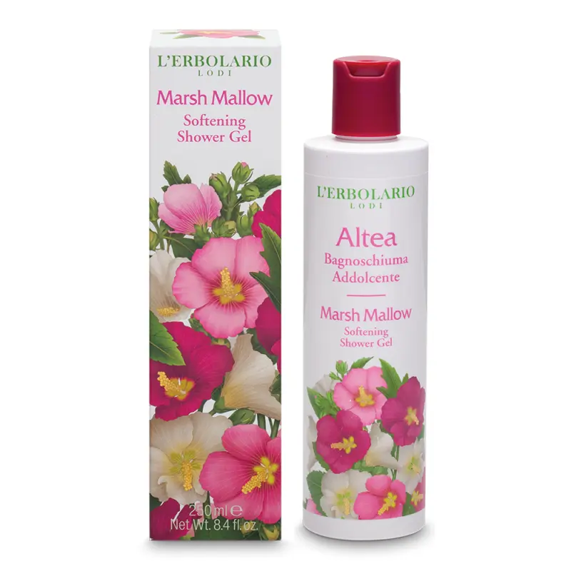 L'Erbolario Marsh Mallow Softening Shower Gel Смягчающий гель для душа Marsh Mallow 250мл