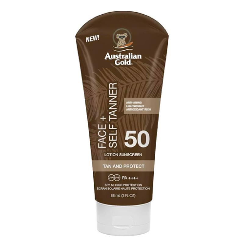 Australian Gold SPF 50 Face With Self Tanner 88 ml