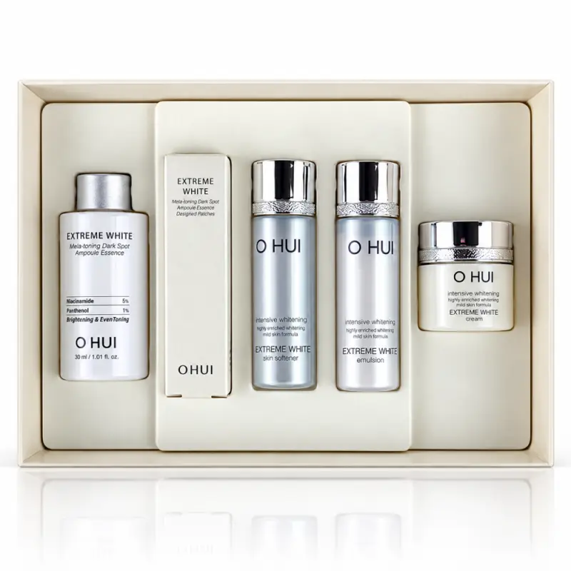 O HUI Extreme White MelaToning Dark Spot Ampoule Essence Special Set 330 гр Подарочный набор