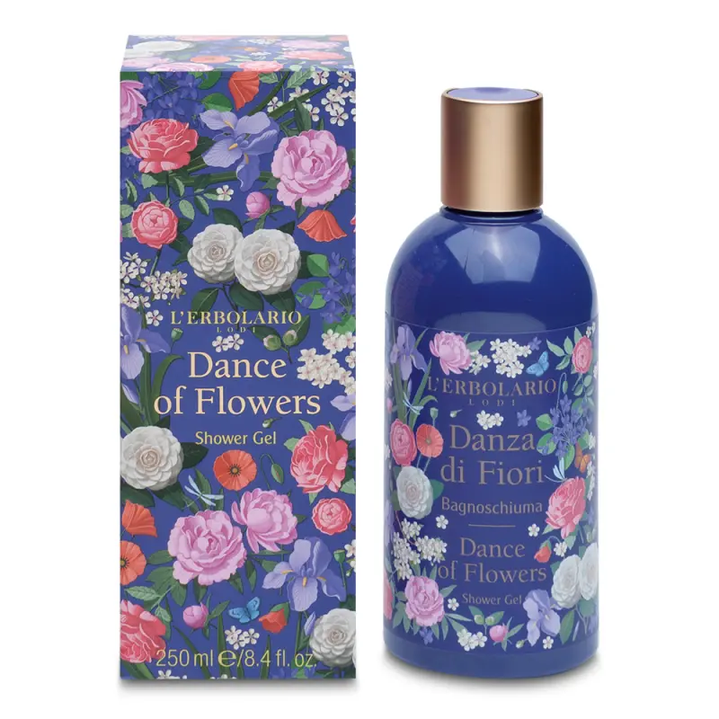 L'Erbolario Dance of Flowers Shower gel Гель для душа Танец цветов 250мл