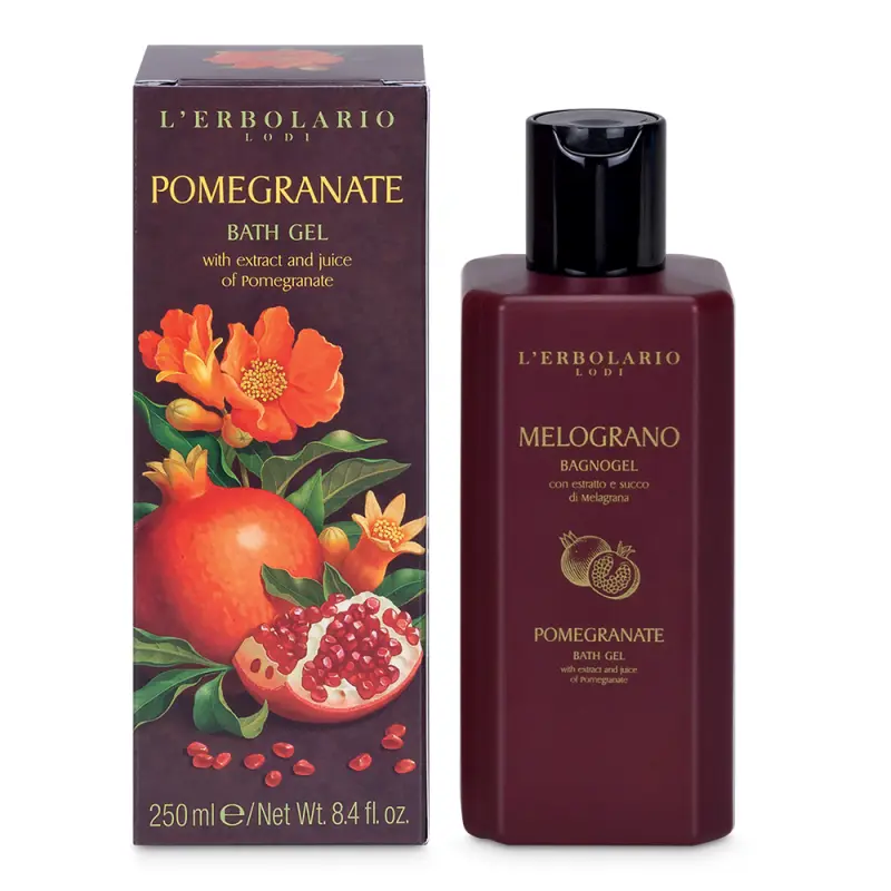 L'Erbolario Pomegranate Bath Gel Гель для ванны Гранат 250 мл
