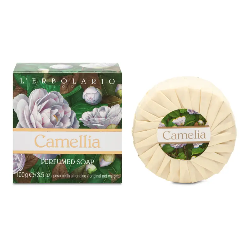 L'Erbolario Camellia Soap МЫЛО КАМЕЛИЯ 100гр
