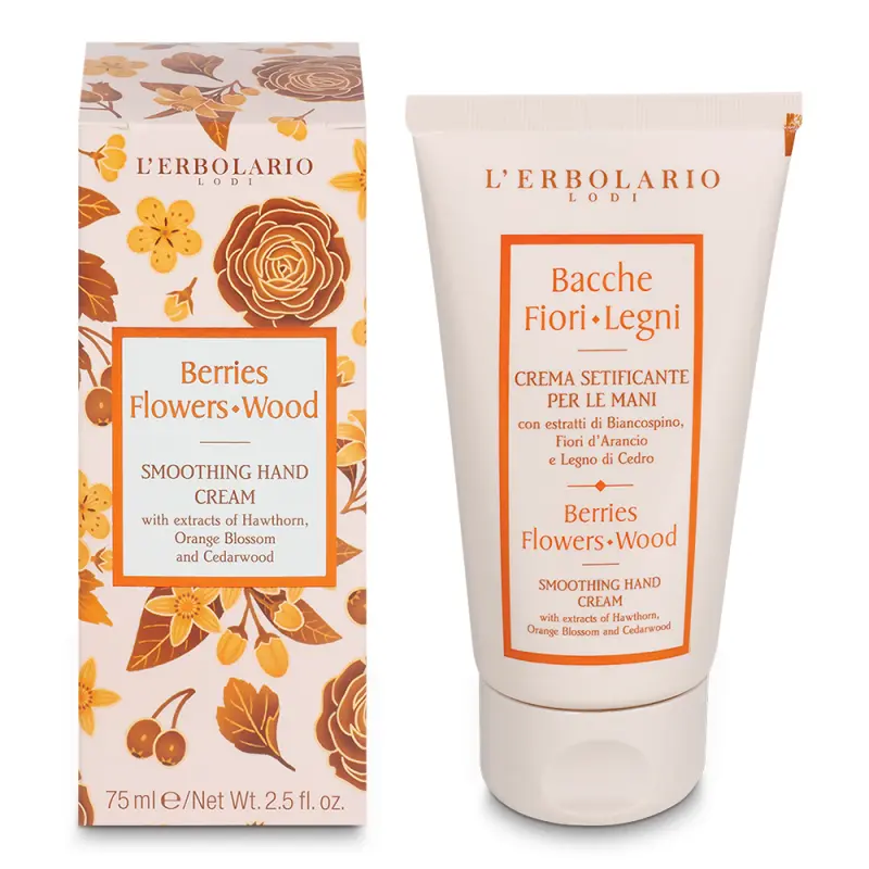 L'Erbolario Berries Flowers Wood Smoothing Hand Cream Крем для рук разглаживающий berries flowers wood smoothing hand cream 75мл