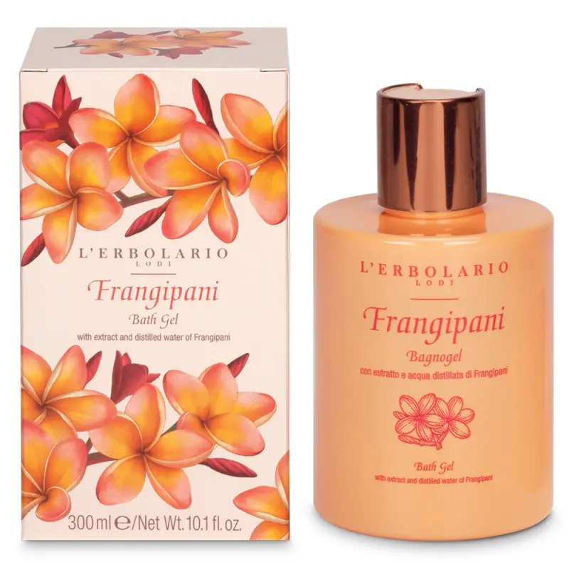 L'Erbolario Frangipani Bathgel Гель для ванны Франжипани 300мл