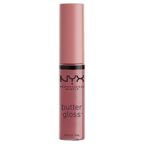 NYX Professional Makeup Увлажняющий блеск для губ Butter Lip Gloss, 15 Angel Food Cake, холодно - розовый, глянцевый, 8 мл.