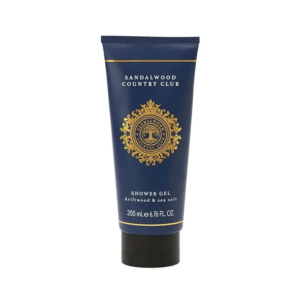 Sandalwood Country Club Blue Signature Driftwood & Sea Salt Shower Gel 200 ml