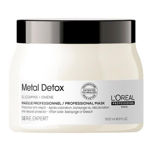 Serie Expert Metal Detox bo'yalgan sochlarni tiklash uchun niqob, 500 ml