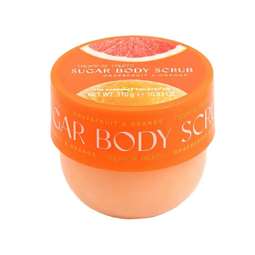 Tropical Fruit Orange & Grapefruit Sugar Scrub 310g Jar