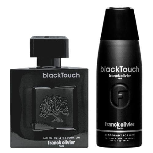 FRANCK OLIVIER Set eau de toilette + deodorant BLACK TOUCH + COFFRET 100ML+DEO 250ML