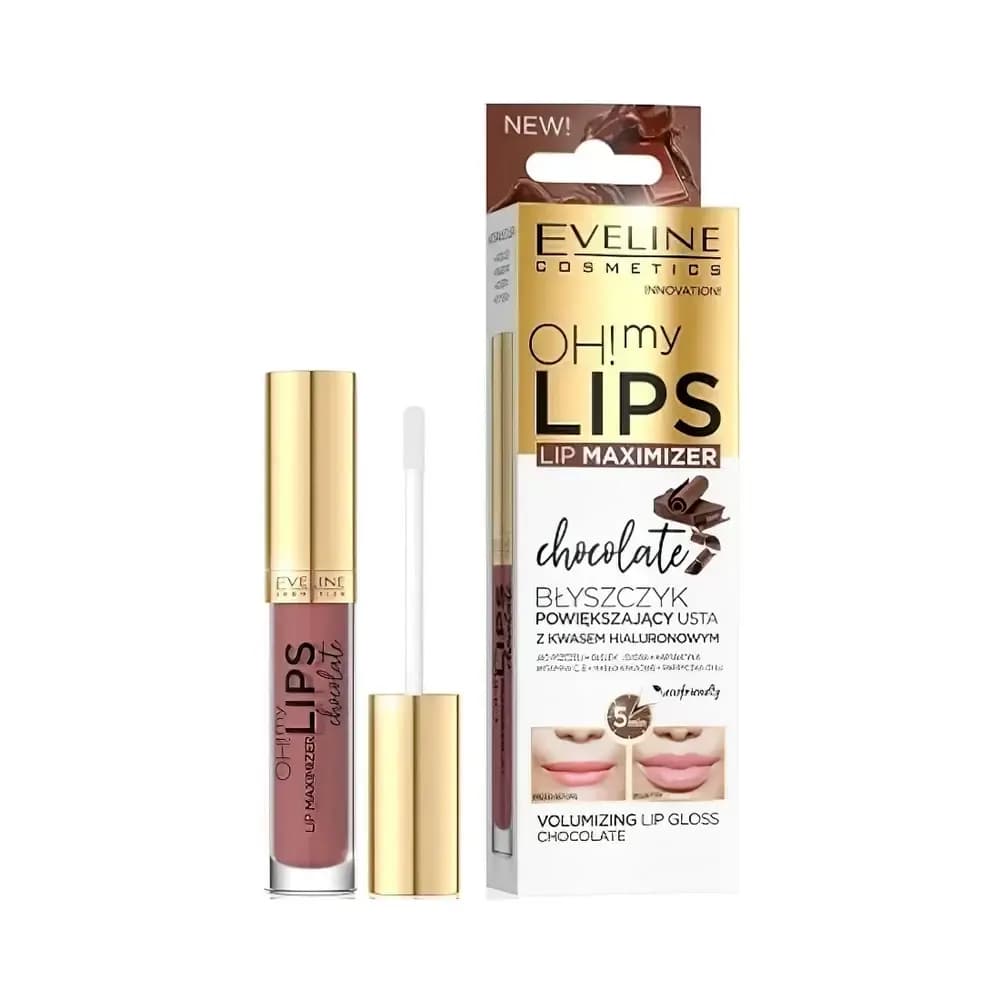 БЛЕСК ДЛЯ УВЕЛИЧЕНИЯ ОБЪЁМА ГУБ - "chocolate" OH! MY LIPS – LIP MAXIMIZER; 4.5ml