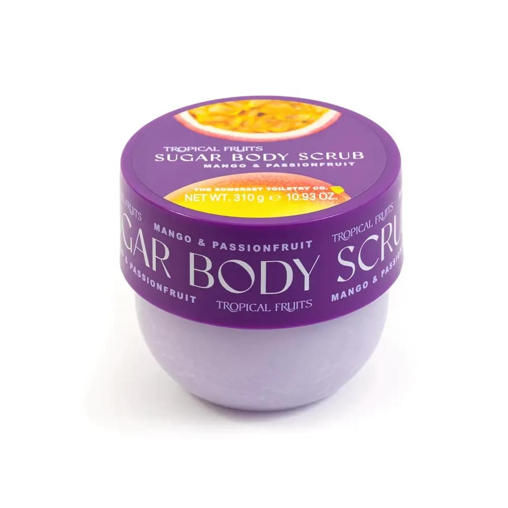 Tropical Fruit Mango & Passionfruit Sugar Scrub 310g Jar