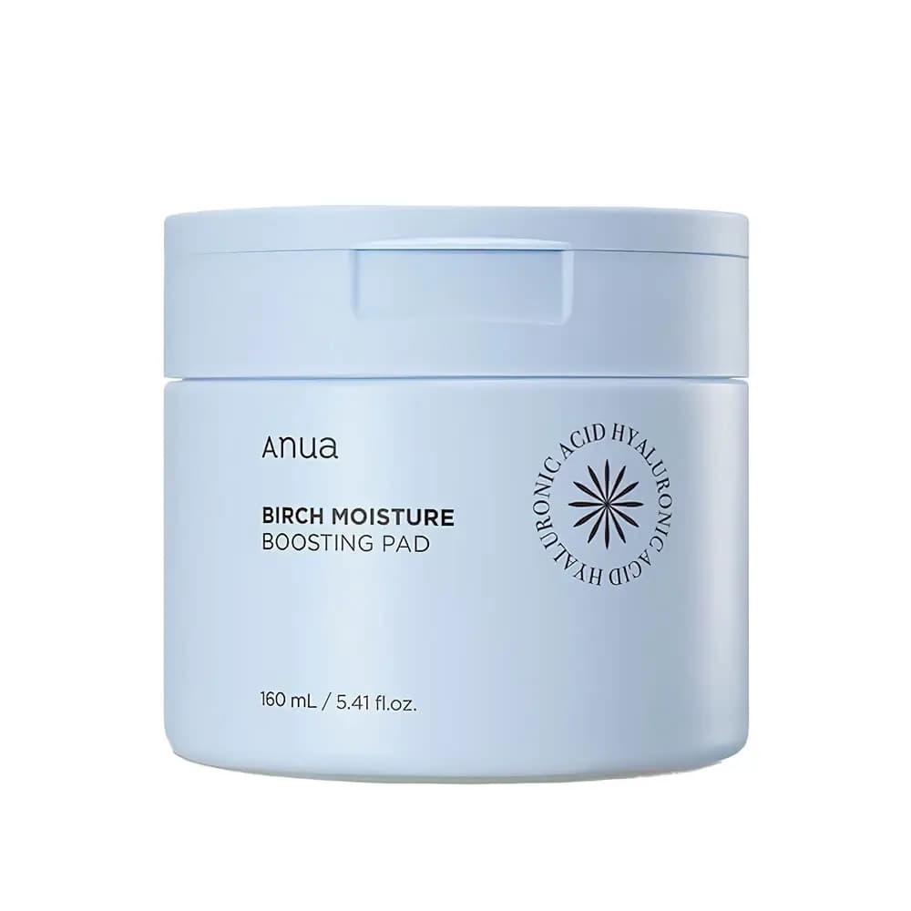 ANUA BIRCH MOISTURE BOOSTING PAD Qayin sharbati ekstrakti bilan namlantiruvchi pedlar 160ml (70 dona)