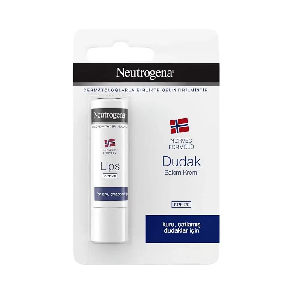 Neutrogena Norveg formulasi quruq va yorilgan lablarni parvarishlash uchun balzam