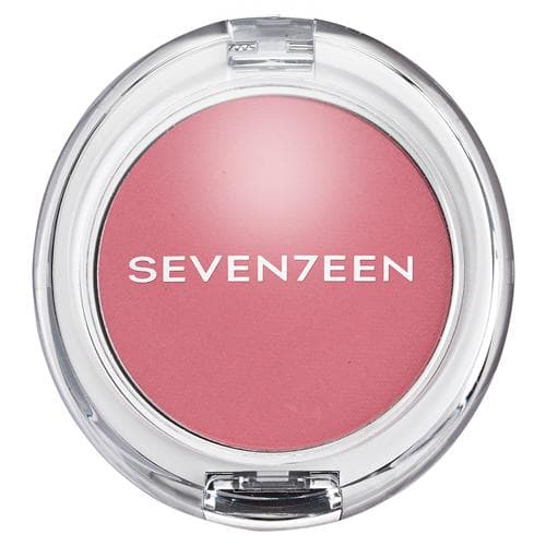 Seventeen Румяна т.4 матовые шелковистые компактные, роза