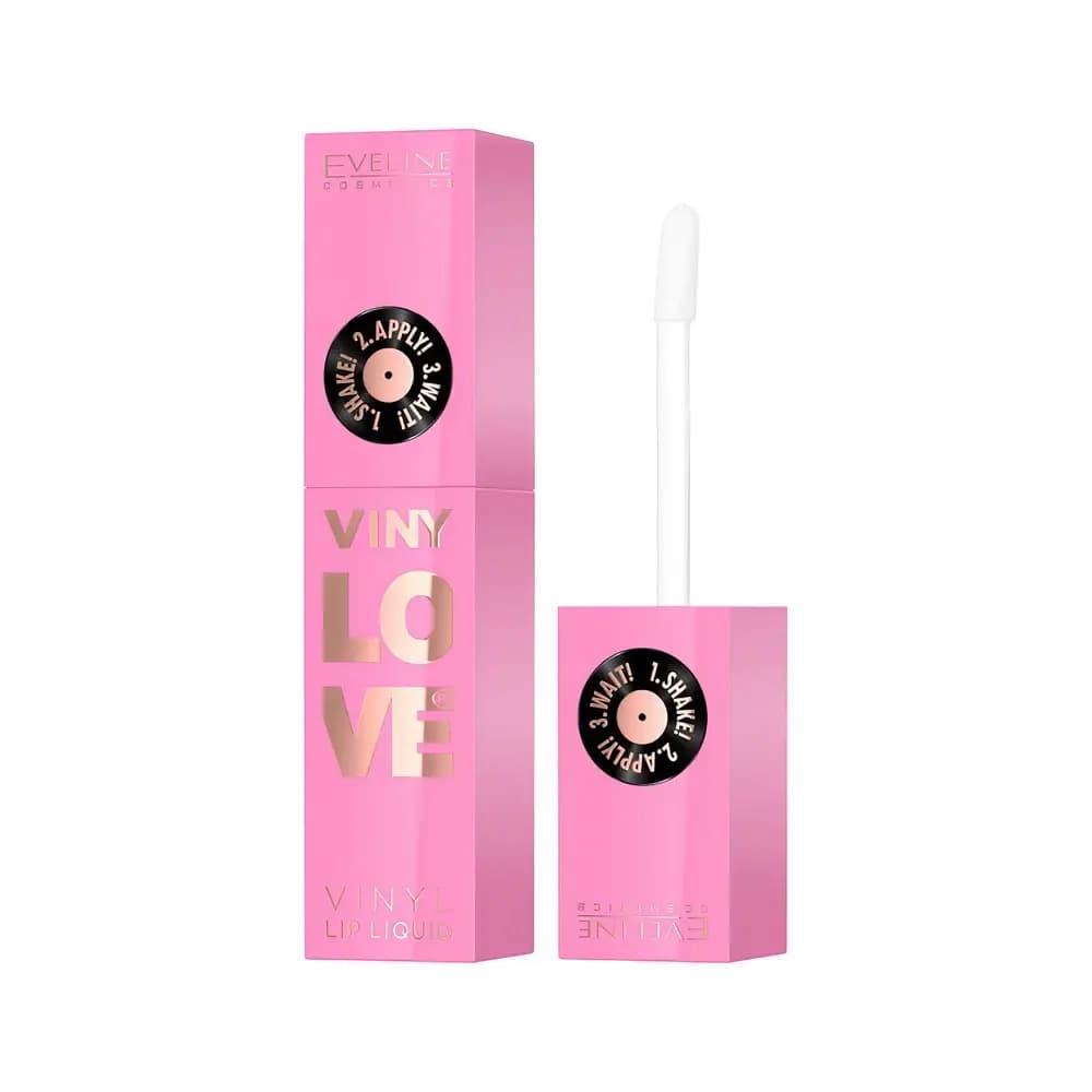 Eveline ЖИДКАЯ ПОМАДА ДЛЯ ГУБ С ВИНИЛОВЫМ ЭФФЕКТОМ VINYLOVE 4 ML NR 02 PL/ANG