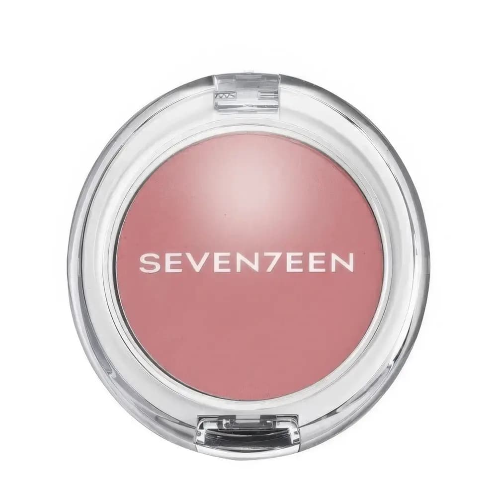 Seventeen Cosmetics Румяна т.13 матовые шелковистые компактные, естественный румянец