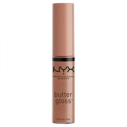 NYX Professional Makeup Moisturizing Lip Gloss "Butter Lip Gloss", 14 Madeleine, light brown, glossy, 8 ml.