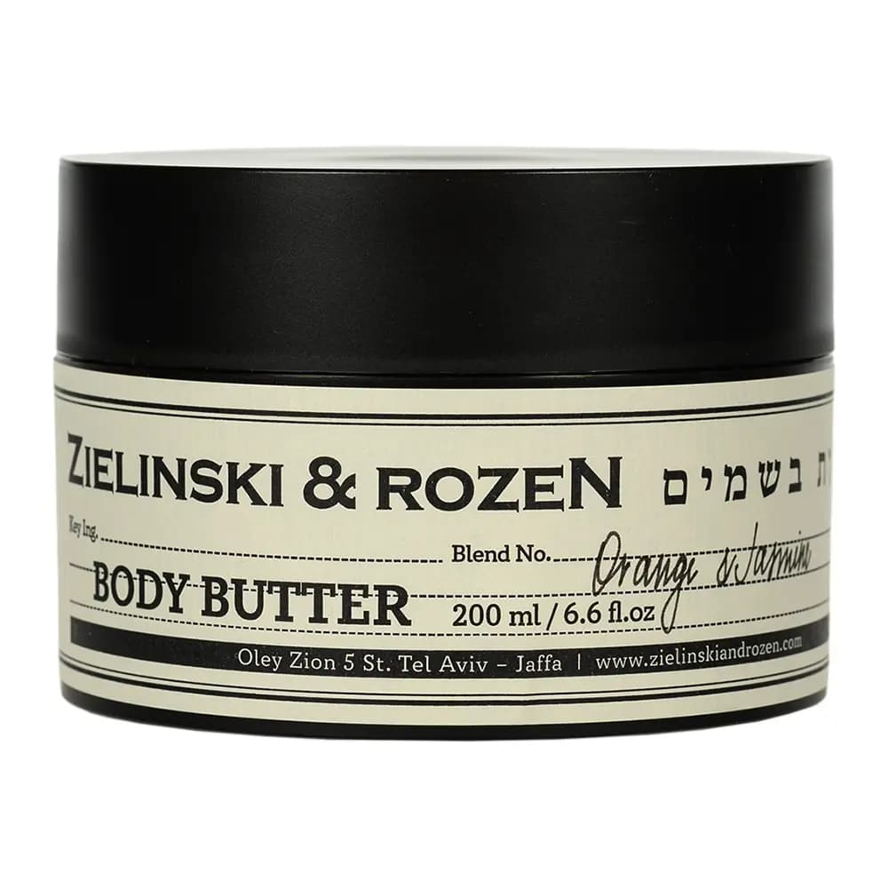 Zielinski & Rozen Крем масло для тела Апельсин, Жасмин (200мл) / Body butter Orange & Jasmine (200 ml)