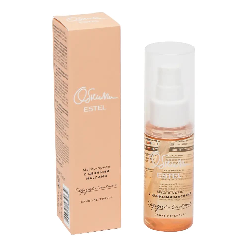 ESTEL OBNIMI Qimmatli moylar bilan sochlar uchun moy-oreol "Jilo qalbi" 50 ml