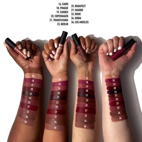 NYX PM Матовая кремовая помада Soft Matte Lip Cream №09, Abu dhabi 8 мл
