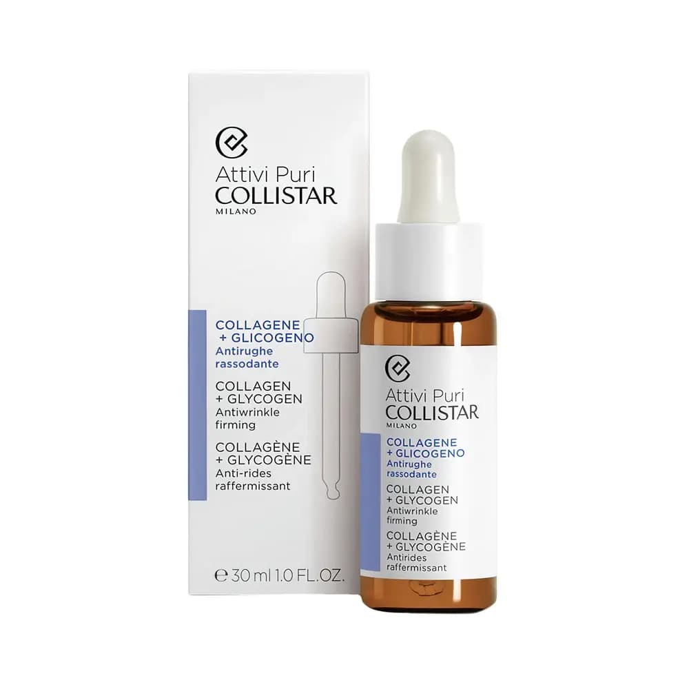 COLLISTAR ATTIVI PURI COLLAGEN + GLYCOGEN Kollagen va glikogenli ajinlarga qarshi serum 30 ml