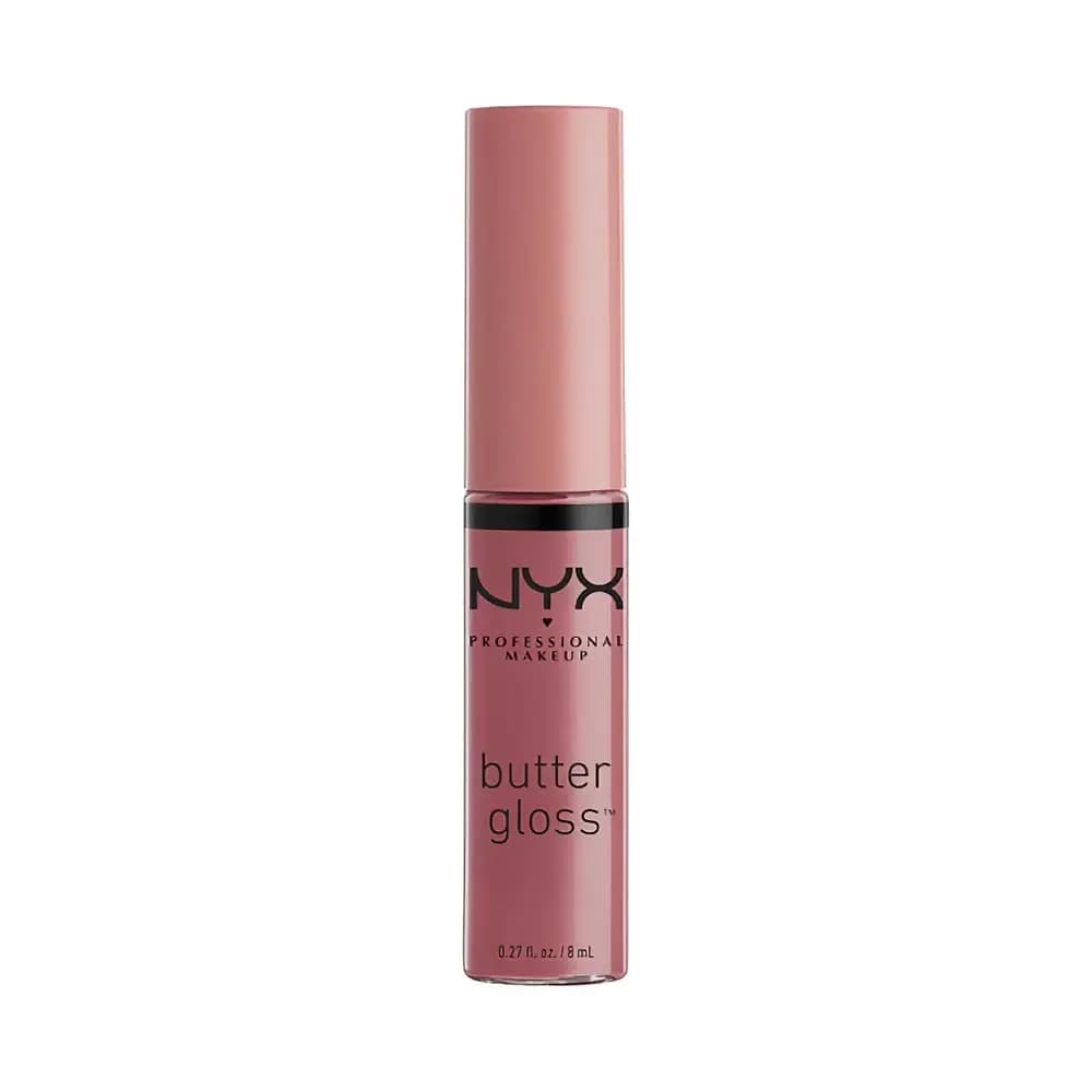 NYX Professional Makeup Увлажняющий блеск для губ Butter Lip Gloss, 15 Angel Food Cake, холодно - розовый, глянцевый, 8 мл.