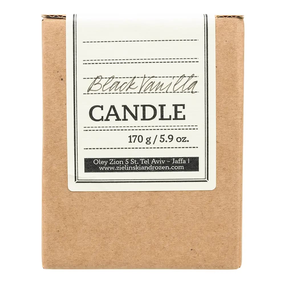 Zielinski & Rozen Свеча и спички Черная Ваниль (170гр) / Candle and matches Black Vanilla (170g)