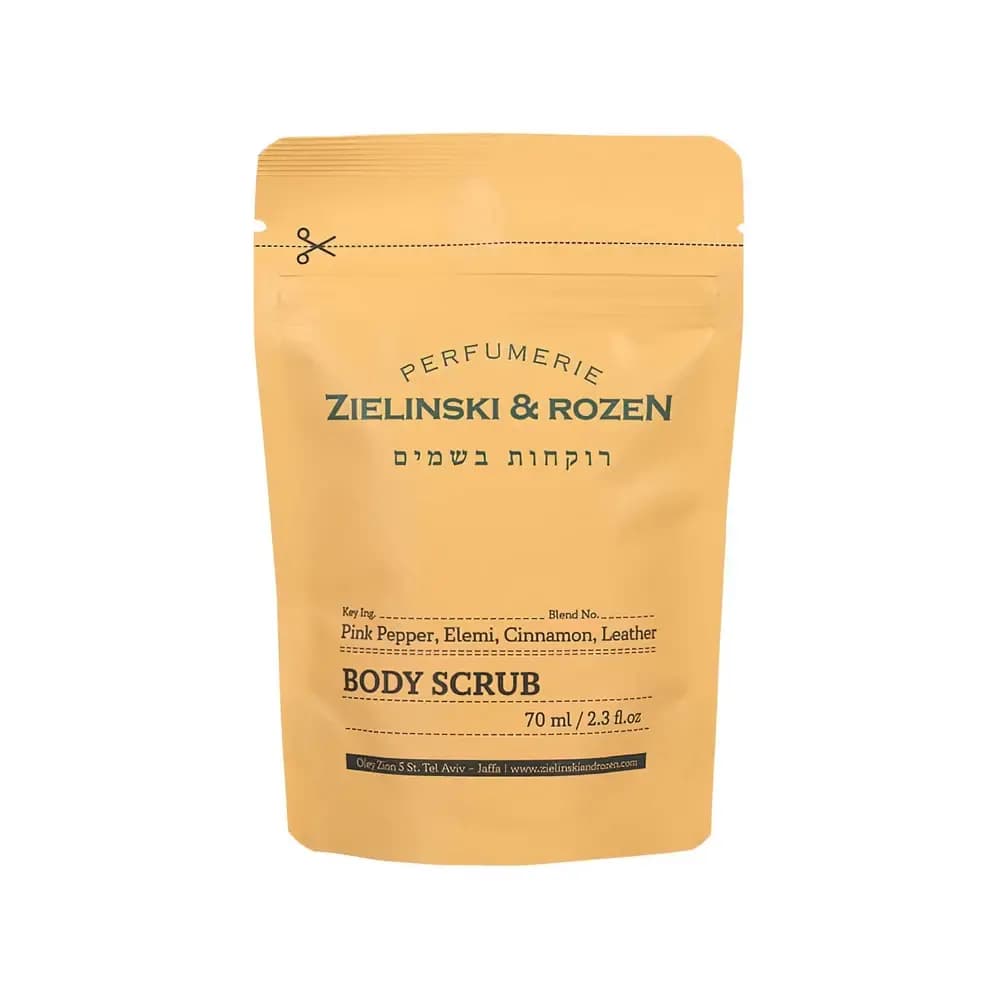 Zielinski & Rozen Скраб для тела 202 Розовый Перец, Элеми, Корица, Кожа Body scrub 202 Pink Pepper, Elemi, Cinnamon, Leather 70 мл