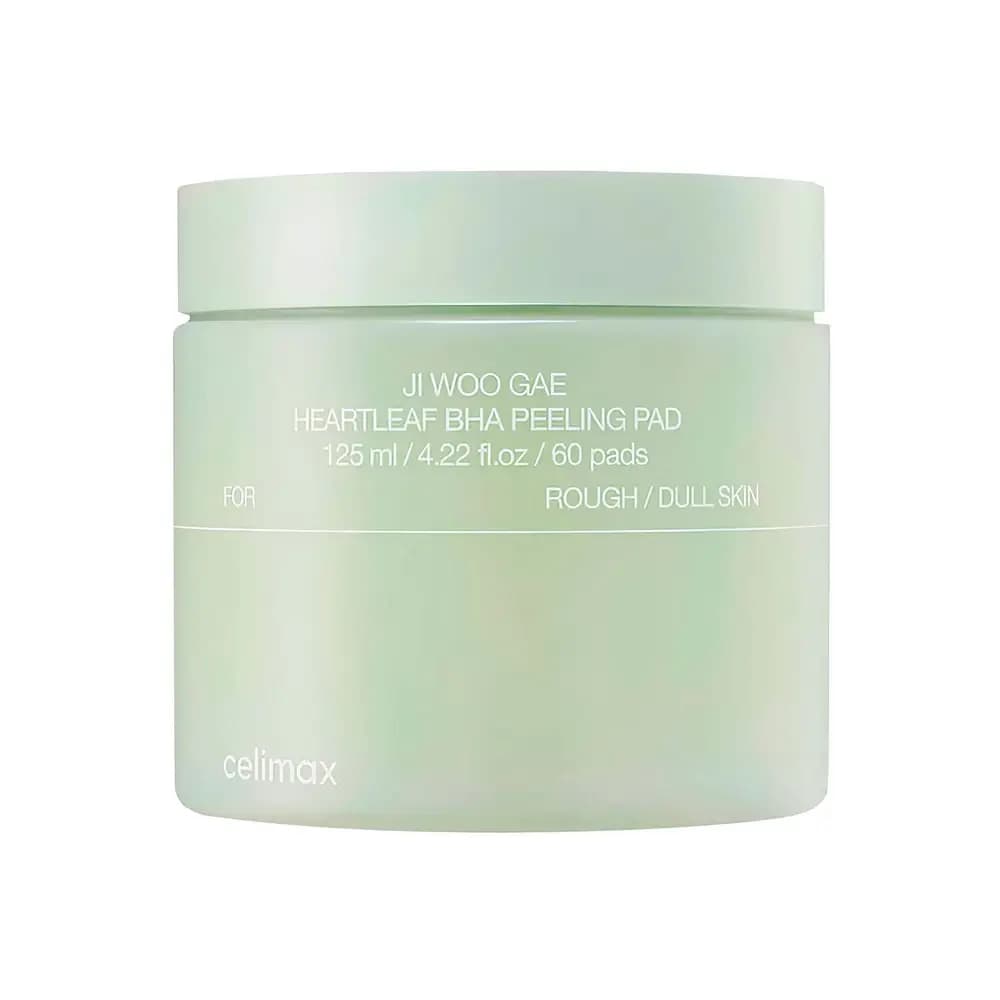 Celimax Ji Woo Gae Heartleaf BHA Peeling Pad Пилинг пэды с хауттюйнией и BHA Ji Woo Gae 60шт 125 мл