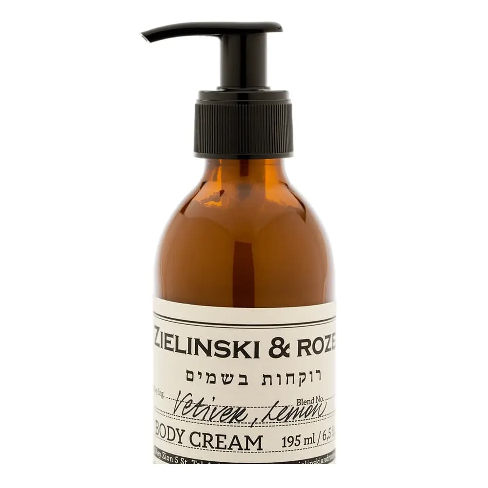 Zielinski & Rozen Tana uchun krem Vetiver, Limon (195 ml)