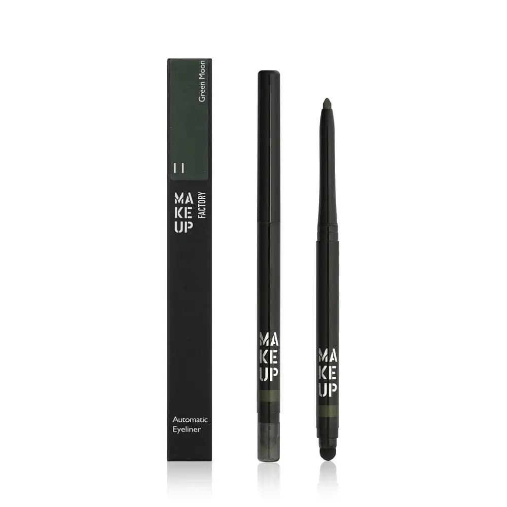 Make up Factory Автоматический контурный карандаш для глаз Automatic Eyeliner т.11 зеленая луна