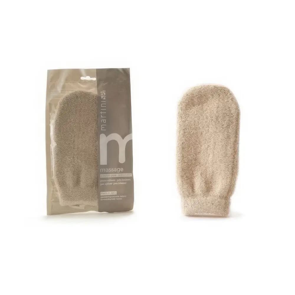 Martini SPA PURENESS AND PEELING GLOVE Sauna va dush uchun ipdan qo'lqoplar
