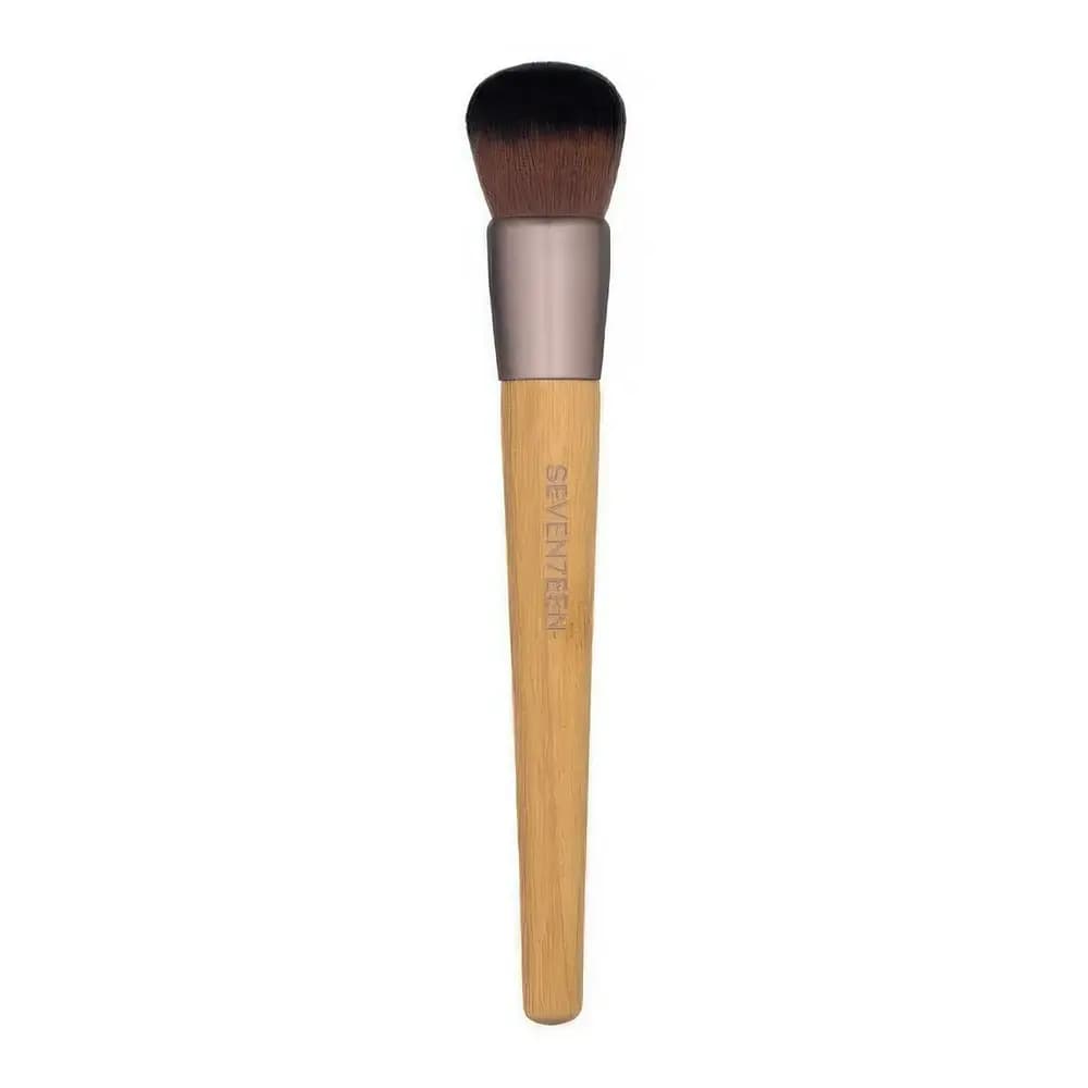 Seventeen Кисть для тонального средства FOUNDATION BRUSH BAMBOO HANDLE