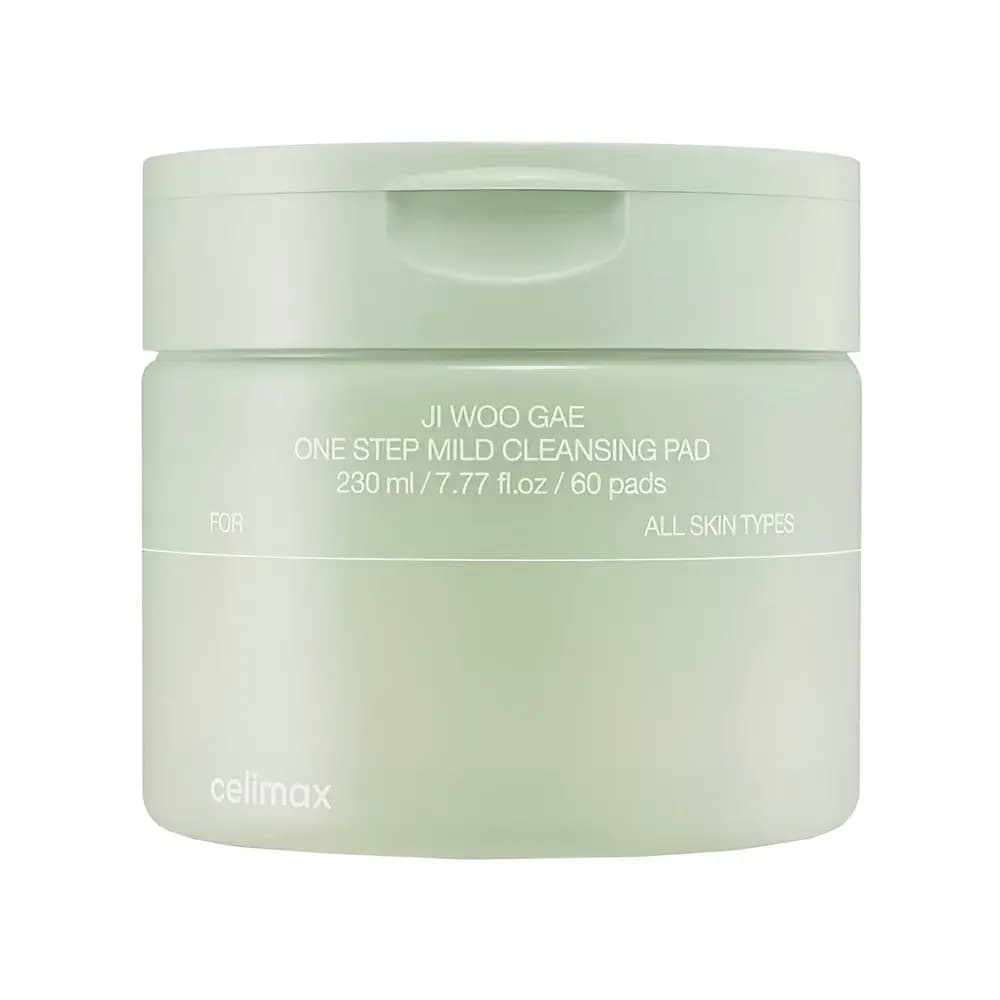 Celimax Ji Woo Gae One Step Mild Cleansing Pad Yumshoq tozalovchi pedlar Ji Woo Gae 60 dona 225 ml