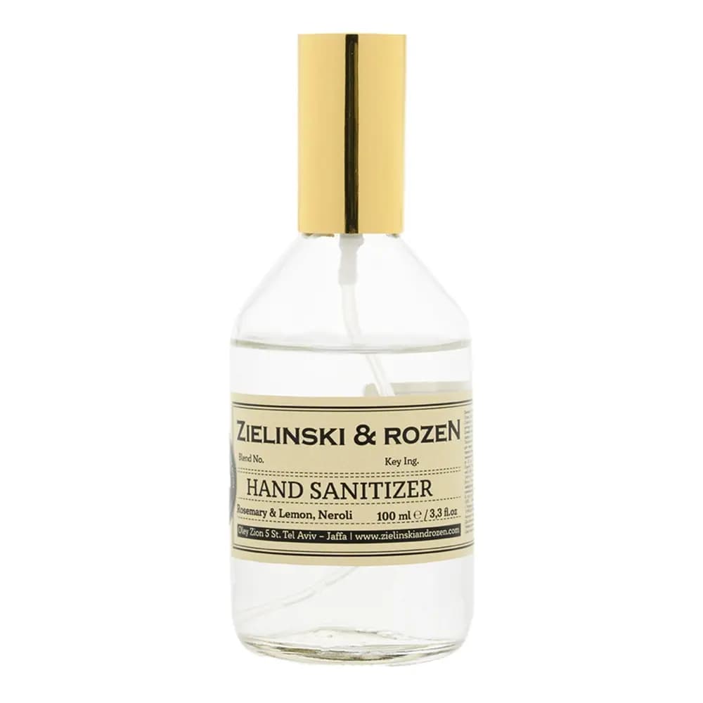 Zielinski & Rozen Sanitizer Hand Spray Rosemary, Lemon, Neroli Санитайзер Спрей для рук Розмарин, Лимон, Нероли 100мл